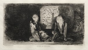 Elfenben og Celadon, 1872. af Jules Ferdinand Jacquemart