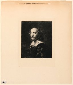 Portræt af en mand, fra "Etchings of Pictures in the Metropolitan Museum, New York"