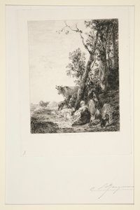 Hvile af Jules Ferdinand Jacquemart