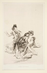 Sc?ne espagnole (spansk scene) af Jules Ferdinand Jacquemart