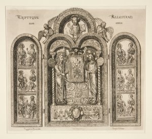 Tysk Triptykon / Xllme af Jules Ferdinand Jacquemart