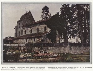 Favresse kirke af Jules Gervais Courtellemont