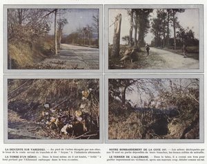 Nedstigningen på Vareddes, Vores bombning af Hill 107, Graven af ​​en helt, Den tyske hule