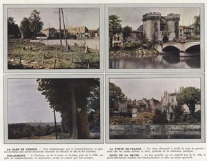 Verdun togstation, La Porte de France, Douaumont, bredden af ​​Meuse
