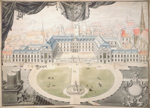 Projekt til restaurering af hertugernes palads i Dijon, 1698 af Jules Hardouin Mansart