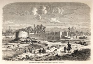 Broen Allah Verdi Kahn, erige omkring 1608, i Isfahan (eller Isfahan) (Iran), er både et overgangssted for at krydse floden Zend e Roud, men også en dæmning til at regulere flodens forløb, med en Talar, eller kiosk af spejle, hvor den persiske hersker kunn