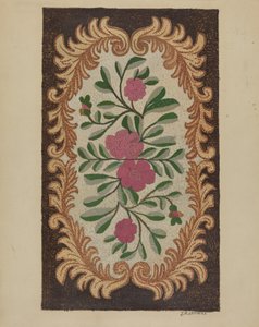 Hooked Rug, ca. 1936. af Jules Lefevere