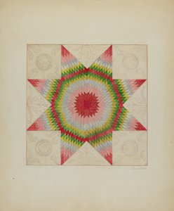 Patchwork Quilt, ca. 1936. af Jules Lefevere
