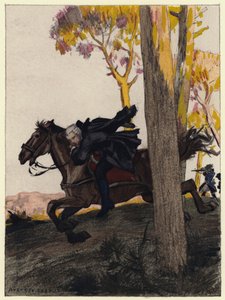Illustration til Casanovas erindringer (farvelitografi) af Jules Marie Auguste Leroux