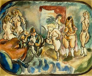 Den dithering-klient af Jules Pascin