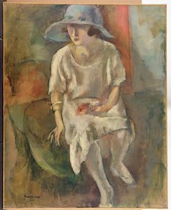Kvinde med hat, ca.1920