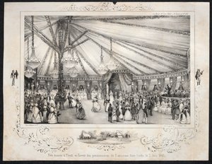 Fest givet i Tivoli til fordel for beboerne på den gamle borgerliste 3. juni 1840 1840. af Jules Platier