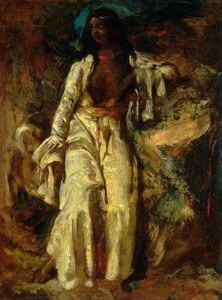 Nubisk kvinde af Jules Robert Auguste