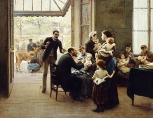Hyldest til Louis Pasteur; Hyldest til Louis Pasteur, af Jules Scalbert
