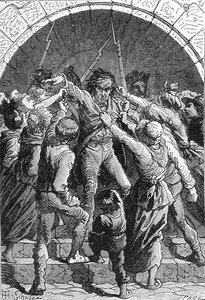 "Death to the Royalists", indgraveret af Stephane Pannemaker (1847-1930), fra 