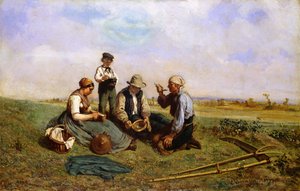 The Haymakers" frokost, 1857