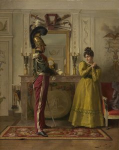 Afgang til Revyen, c.1876