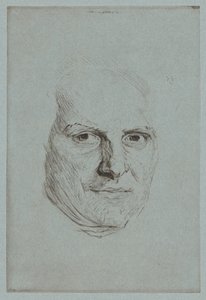 Abbé Raynals maske af Jules de Goncourt, after Maurice Quentin