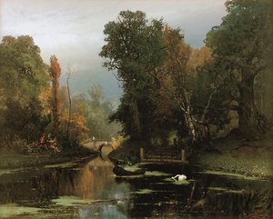Tilgroet dam Gatchina park, 1878