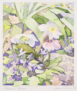 februar blomster af Julia Gibson