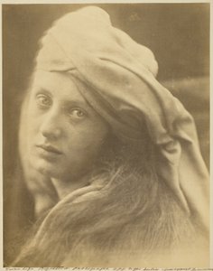En undersøgelse af Beatrice Cenci af Julia Margaret Cameron