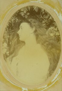 Althea (Alice Liddell), 1872 (albumin print) af Julia Margaret Cameron