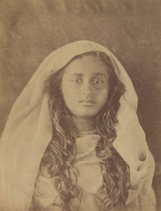 Ceylonsk kvinde, 1875-79. af Julia Margaret Cameron