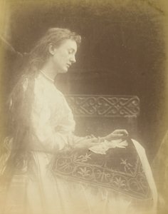 Elaine, ca. 1874. af Julia Margaret Cameron