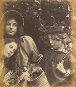 Elizabeth Keown, Kate Keown og Freddy Gould af Julia Margaret Cameron