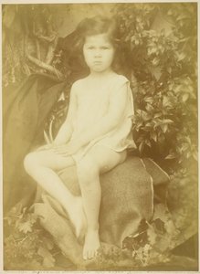 George Duckworth Study for the Infant Saint John, 1872. af Julia Margaret Cameron