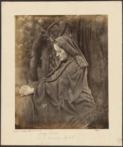 Lady Elcho som en kumeisk Sybil af Julia Margaret Cameron