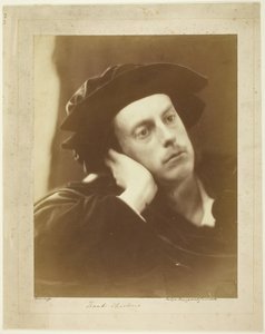 Portræt af The Hon. Frank Charteris, 1867. af Julia Margaret Cameron