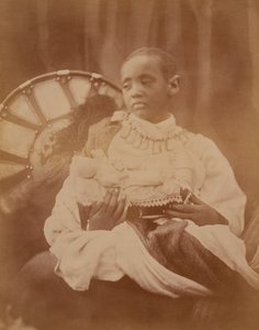 Prins Dejatch Alamayou af Abessinien, ca. 1868