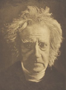 Sir John Herschel, 1867, trykt ca. 1893. af Julia Margaret Cameron
