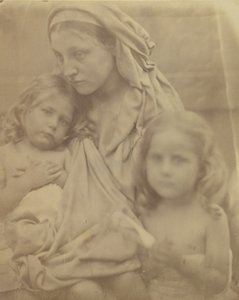 Den eftertænksomme Madonna, 1864. af Julia Margaret Cameron