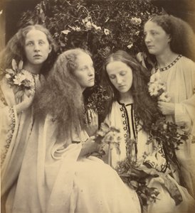 Pigernes Rosebud-have af Julia Margaret Cameron