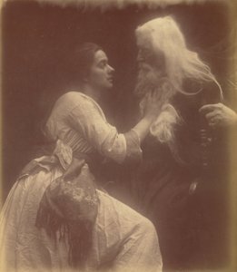 Vivien og Merlin af Julia Margaret Cameron