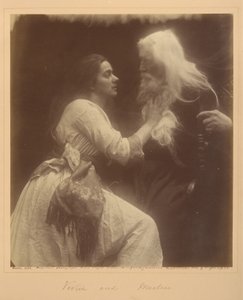Vivien og Merlin af Julia Margaret Cameron