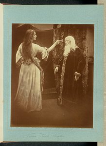 Vivien og Merlin af Julia Margaret Cameron