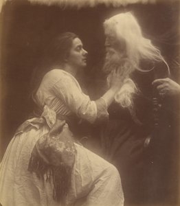 Vivien og Merlin, september 1874. af Julia Margaret Cameron