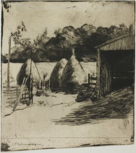 Høstakkene af Julian Alden Weir