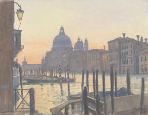 Sunrise Grand Canal, 2009 af Julian Barrow