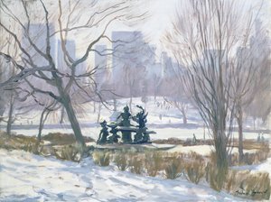 Alice i Eventyrland-statuen, Central Park, New York, 1997