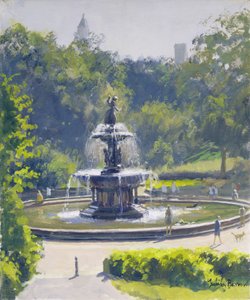 Bethesda-fontænen, Central Park, 1996 af Julian Barrow