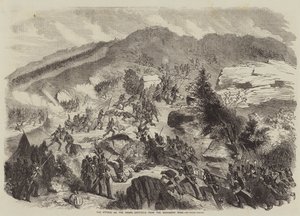 Angrebet på Redan, skitseret fra Woronzow-vejen af Julian Portch