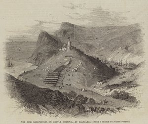 Det nye sanatorium, eller Castle Hospital, ved Balaclava af Julian Portch