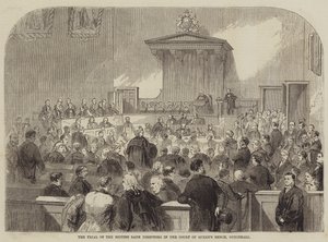 Retssagen mod de britiske bankdirektører i Court of Queens Bench, Guildhall af Julian Portch
