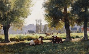 Eng ved Arques-la Bataille, Normandiet, af Julien Dupre