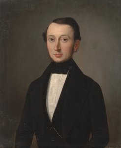 Portræt af en kreolsk gentleman, ca. 1835-37 (olie på lærred) af Julien Hudson