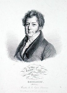 Francois Adrien Boieldieu (1775-1834) 1828 (litho) af Julien Leopold (after) Boilly